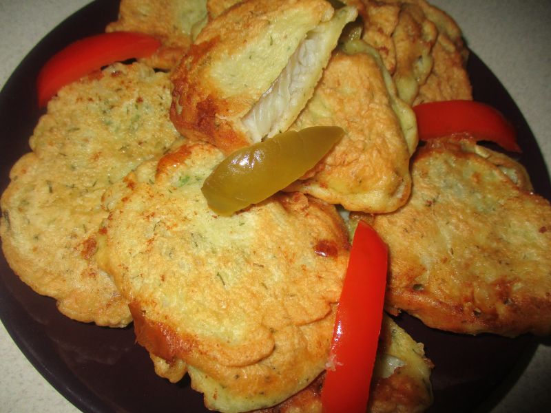 Dorsz w cieście z koperkiem i kolendrą