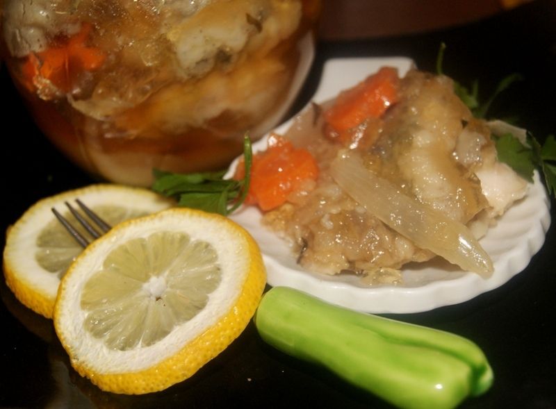 Dorsz w galarecie z Miso