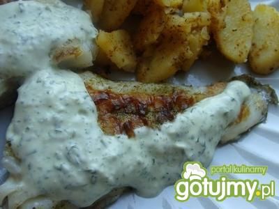 Dorsz w sosie miętowym Dorsz w sosie miętowym