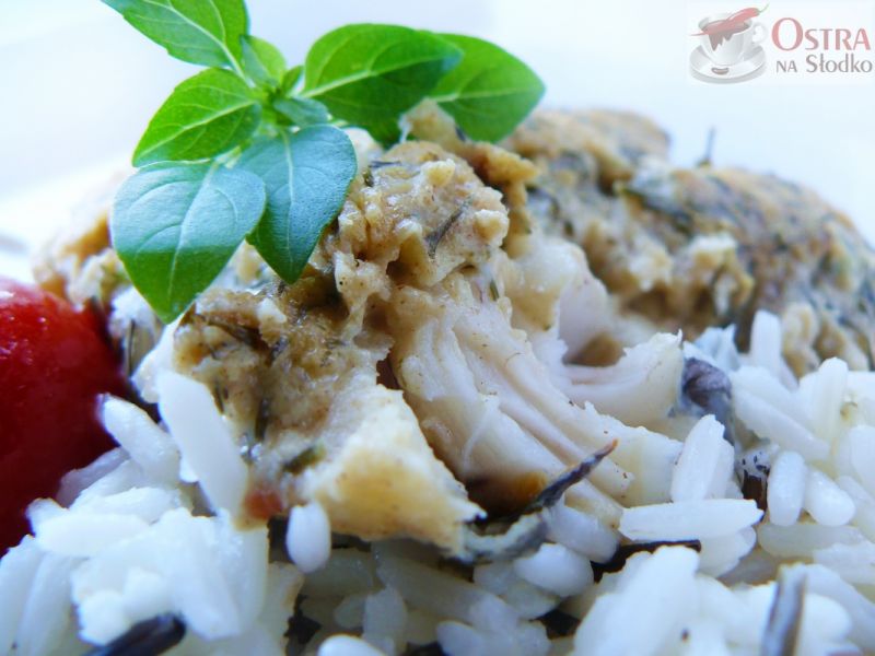 Dorsz z nutką musztardowo - chrzanową