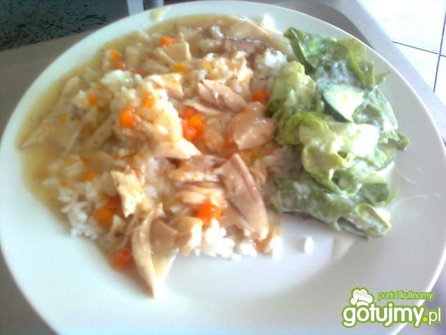 Drobiowa potrawka z ryżem Drobiowa potrawka z ryżem