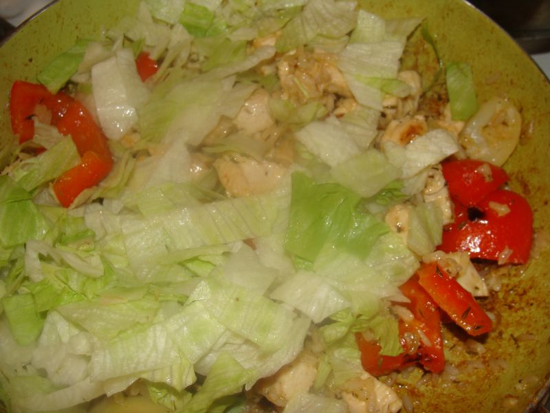 Drobiowa potrawka z ryżem i warzywami