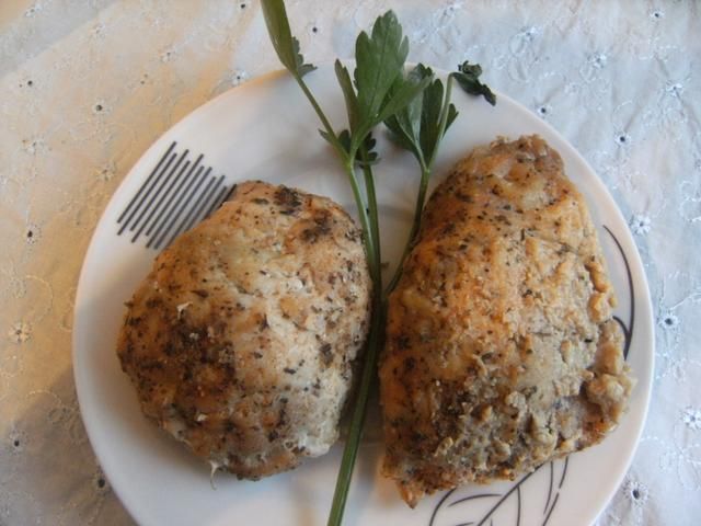 Drobiowe kieszonki z pieczarkami