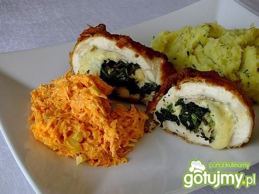 Drobiowe kieszonki z pokrzywami Drobiowe kieszonki z pokrzywami