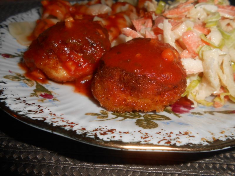 Drobiowe klopsiki z kaszą jaglaną Drobiowe klopsiki z kaszą jaglaną