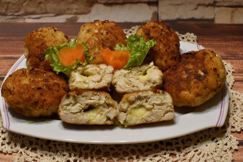 Drobiowe musztardowe kotlety Drobiowe musztardowe kotlety