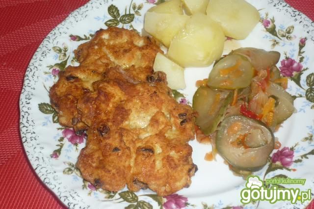 Drobiowe placuszki z serem