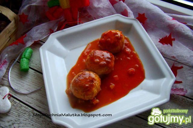 Drobiowe pulpeciki w sosie jarzynowym Drobiowe pulpeciki w sosie jarzynowym