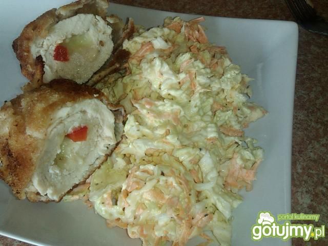 Drobiowe roladki z mozzarellą i papryką 