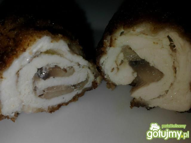 Drobiowe roladki z pieczarkami Drobiowe roladki z pieczarkami