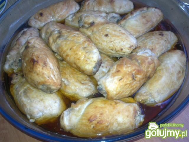 Drobiowe roladki z pieczarkowym farszem Drobiowe roladki z pieczarkowym farszem