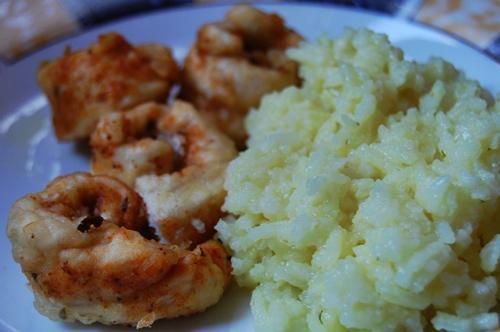 *Drobiowe ślimaczki z ryżem* *Drobiowe ślimaczki z ryżem*