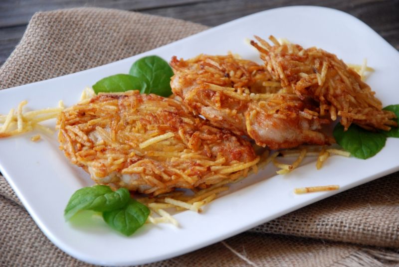 Drobiowe w zapałkach