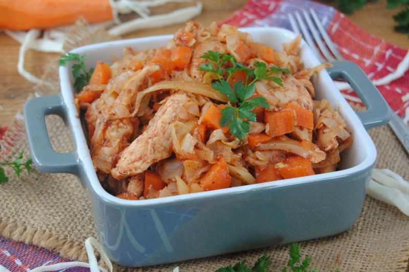 Drobiowy bigos w godzinę Drobiowy bigos w godzinę