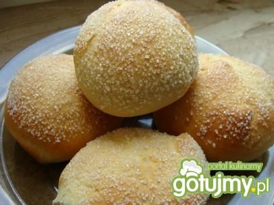 Drożdżowe bułeczki z cukrem Drożdżowe bułeczki z cukrem