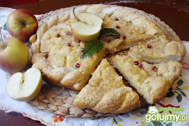Drozdżowe ciasto z jabłkami  Drozdżowe ciasto z jabłkami