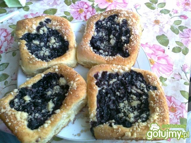 Drożdżowe jagodzianki Drożdżowe jagodzianki