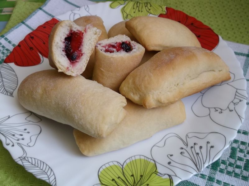 Drożdżowe jagodzianki Drożdżowe jagodzianki