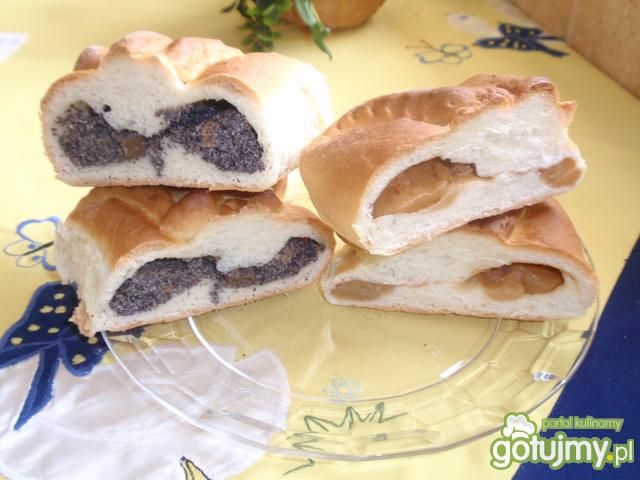 Drozdzowe koperty z makiem 