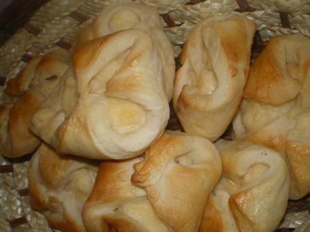 Drożdżowe koperty z nadzieniem  Drożdżowe koperty z nadzieniem