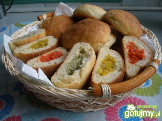 Drożdżowe placuszki z warzywami