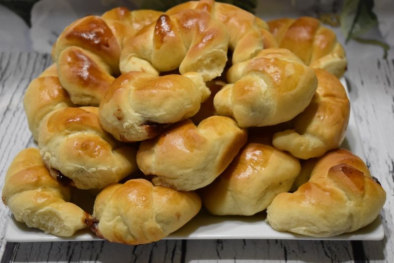 Drożdżowe Rogaliki Drożdżowe Rogaliki