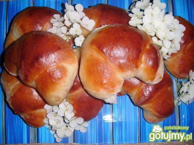 Drożdżowe rogaliki z marmoladą 3 Drożdżowe rogaliki z marmoladą 3