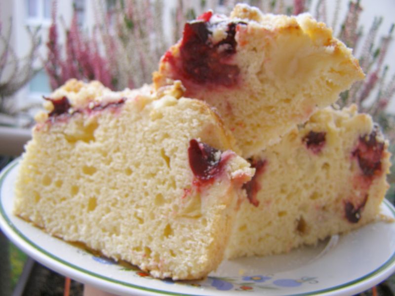 Drożdżowe śliwkowo-jabłkowe na suchych drożdżach