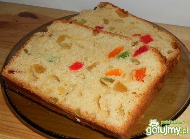 Drożdżowe z kandyzowanym ananasem Drożdżowe z kandyzowanym ananasem