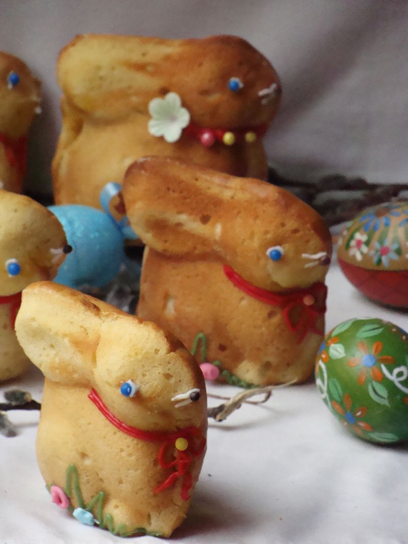 Drożdżowe zajaczki