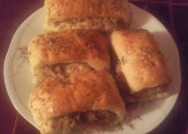 Drożdżówka z kiszoną kapustą Drożdżówka z kiszoną kapustą