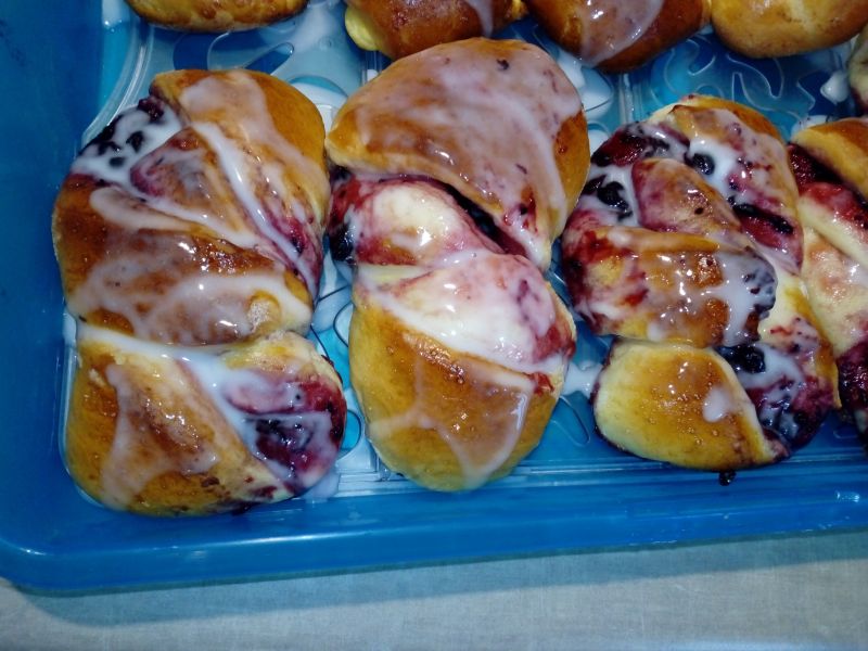 Drożdżówki z dżemem