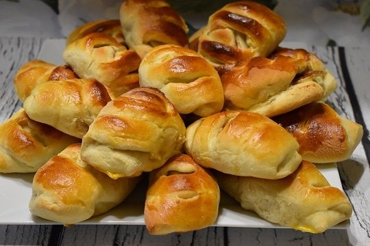 Drożdżówki z jabłkiem