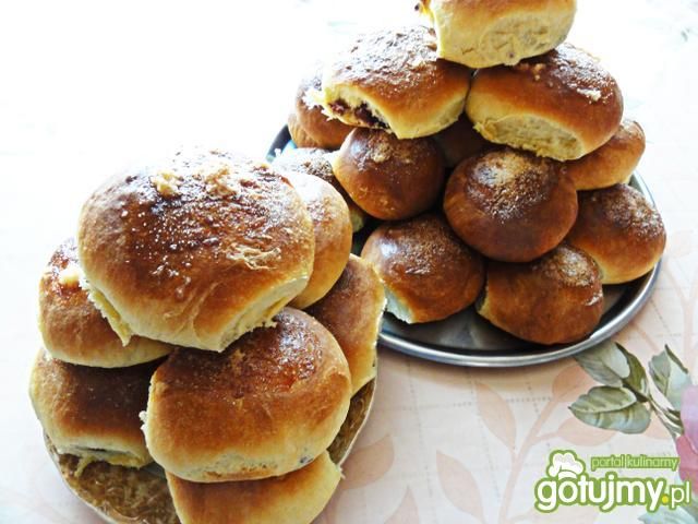 Drożdżówki z jagodami wg mojej mamy