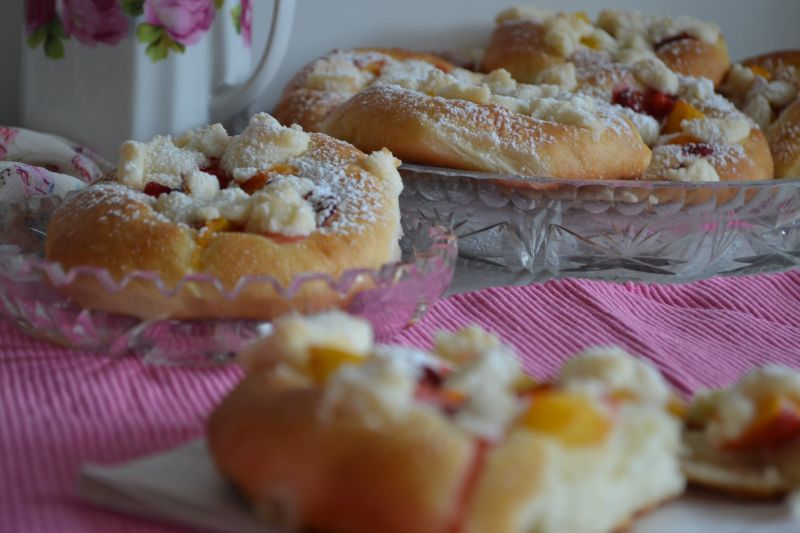 Drożdżówki z kruszonką na oleju