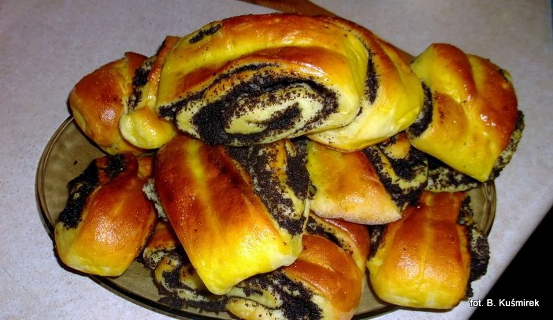 Drożdżówki z makiem