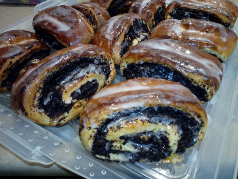 Drożdżówki z makiem Drożdżówki z makiem