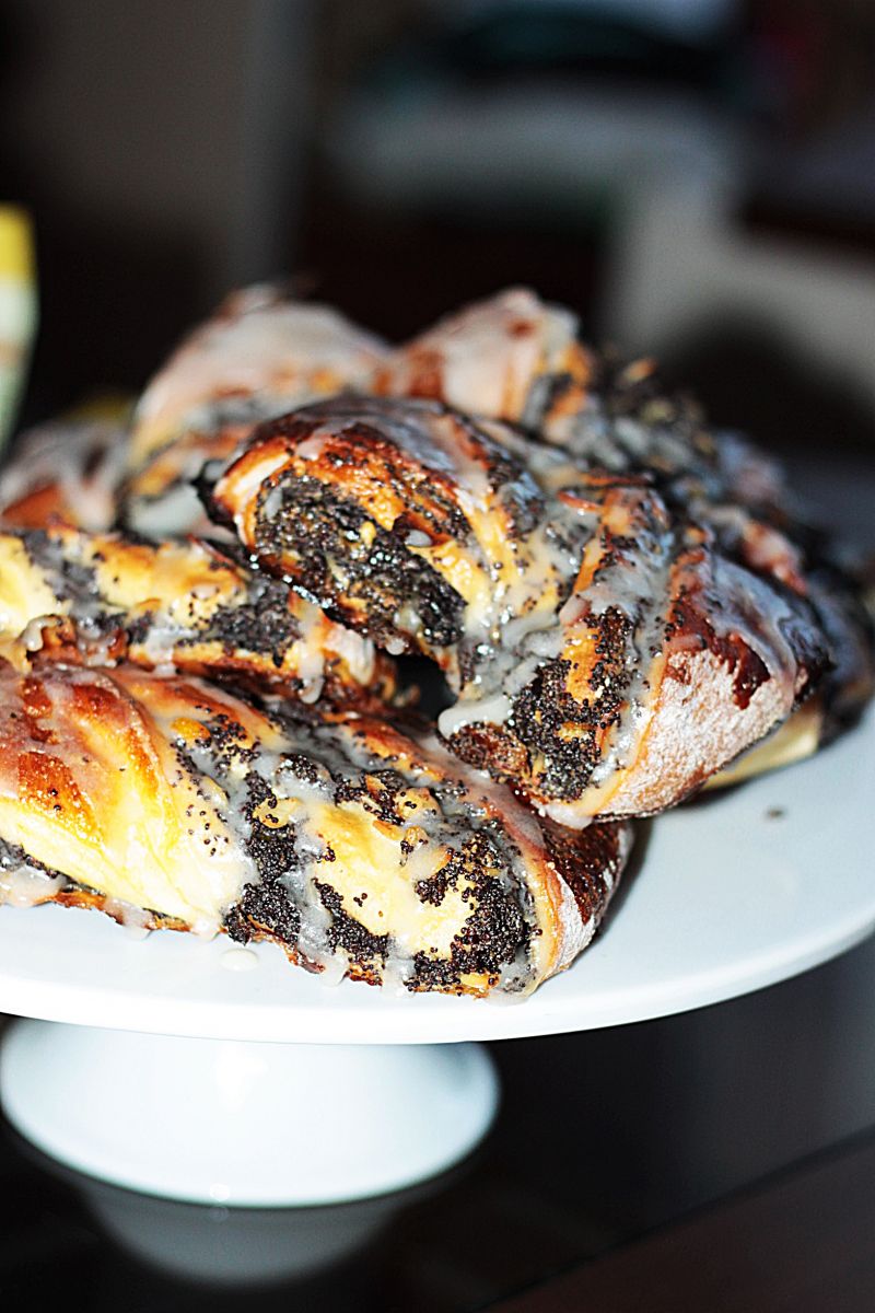 Drożdżówki z makiem - masa domowa