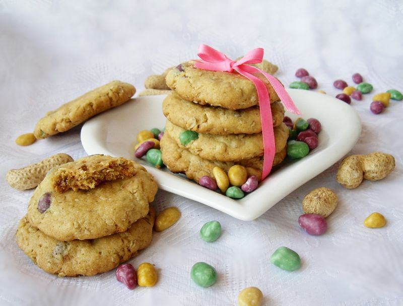 Duńskie ciasteczka owsiane z kamyczkami Duńskie ciasteczka owsiane z kamyczkami