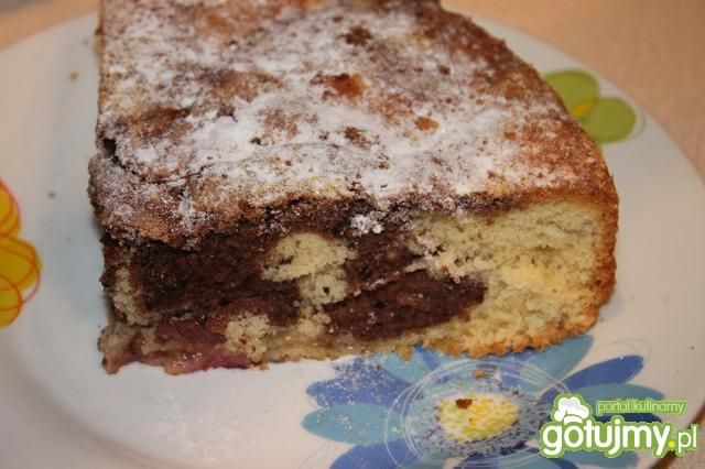 duo czarno - białe ze śliwką  duo czarno - białe ze śliwką