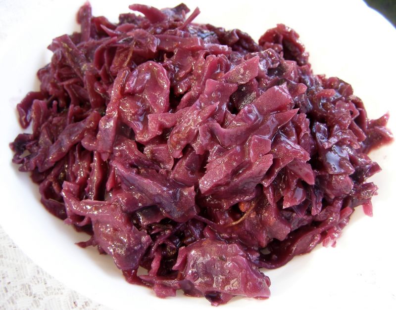Duszona kapusta czerwona Duszona kapusta czerwona