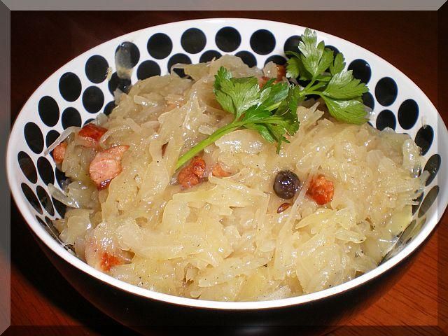 Duszona kapusta kiszona Duszona kapusta kiszona