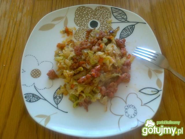 Duszona pekińska kapustka  Duszona pekińska kapustka