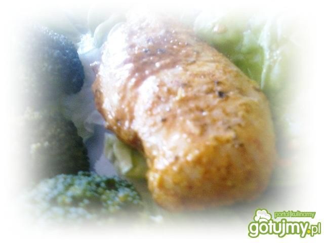 Duszona pierś z kurczaka  Duszona pierś z kurczaka