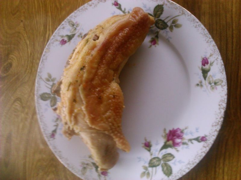 Duszona pierś z kury