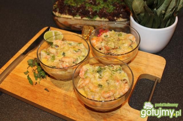 Duszone Krewetki i ....