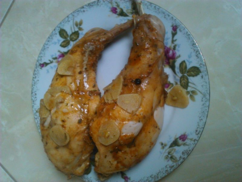 Duszone mięso z królika