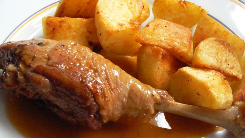 Duszone nogi gęsi Duszone nogi gęsi