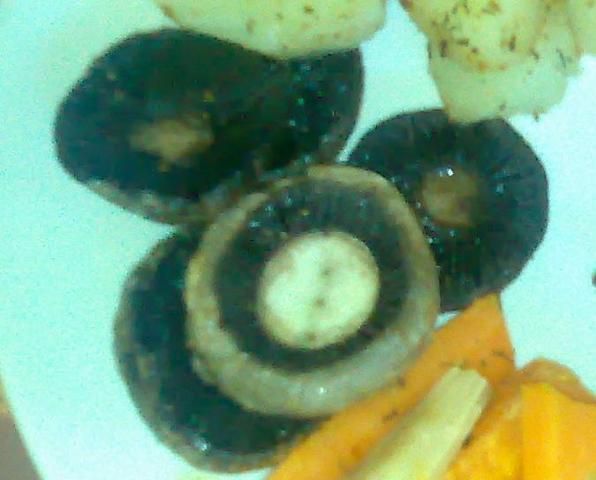 Duszone pieczarki Duszone pieczarki