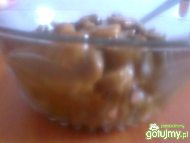 Duszone pieczarki z papryką i czosnkiem Duszone pieczarki z papryką i czosnkiem